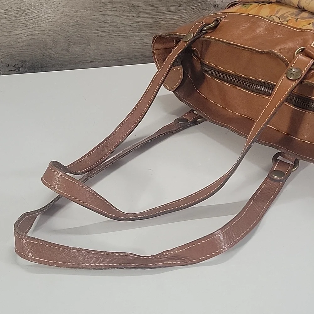 Patricia Nash Floral Leather Tote Bag